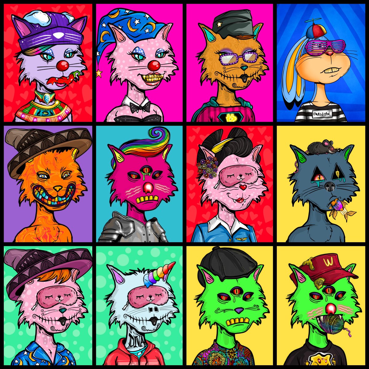 DustyJaneway's tweet photo. @Ugonzo_art @garyvee @PsychoKittiesOG @apenftking @KZ1NFT Very exciting news that @PsychoKittiesOG are gonna have some representation at @veecon ๐ฅ #PKfam is strong ๐ช @Ugonzo_art @ElRealGenius @KZ1NFT https://t.co/of1ROxaWBV