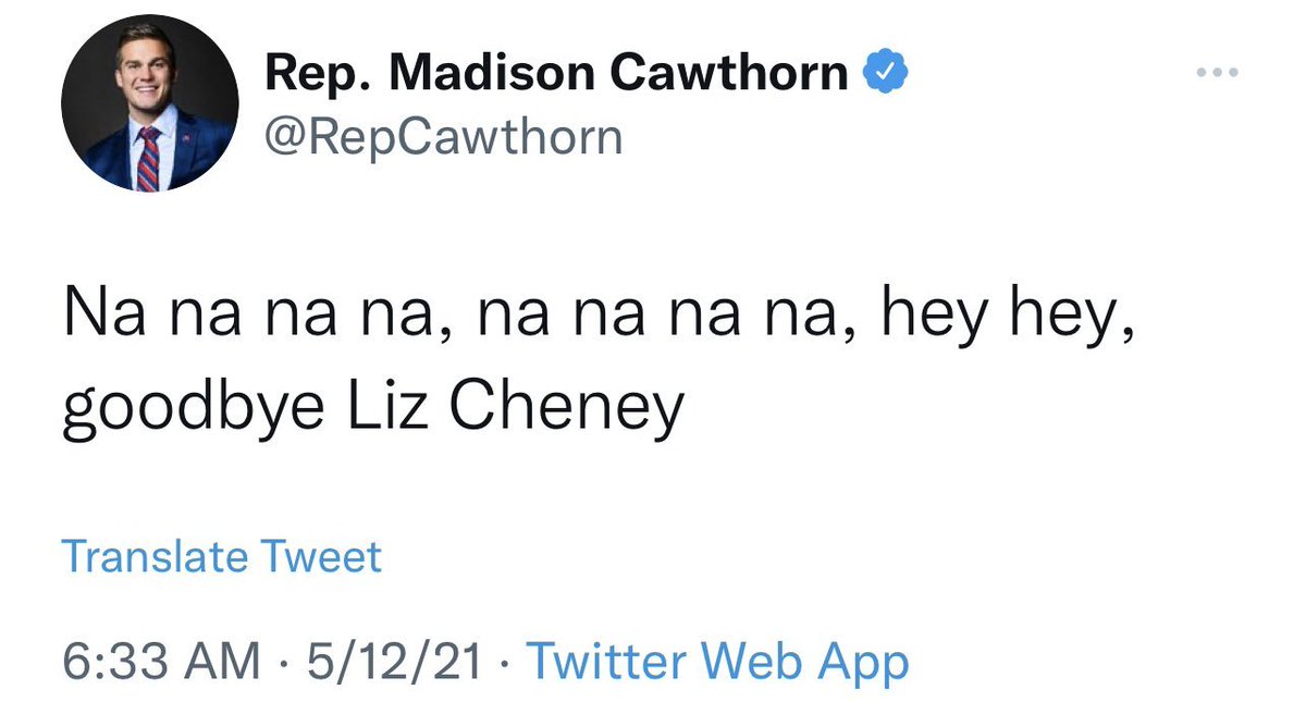 TheHarrisonFork's tweet photo. Ah, yes... that moment right when an old tweet matures to perfection. #ByeMaddy https://t.co/BcwQMPuiHT