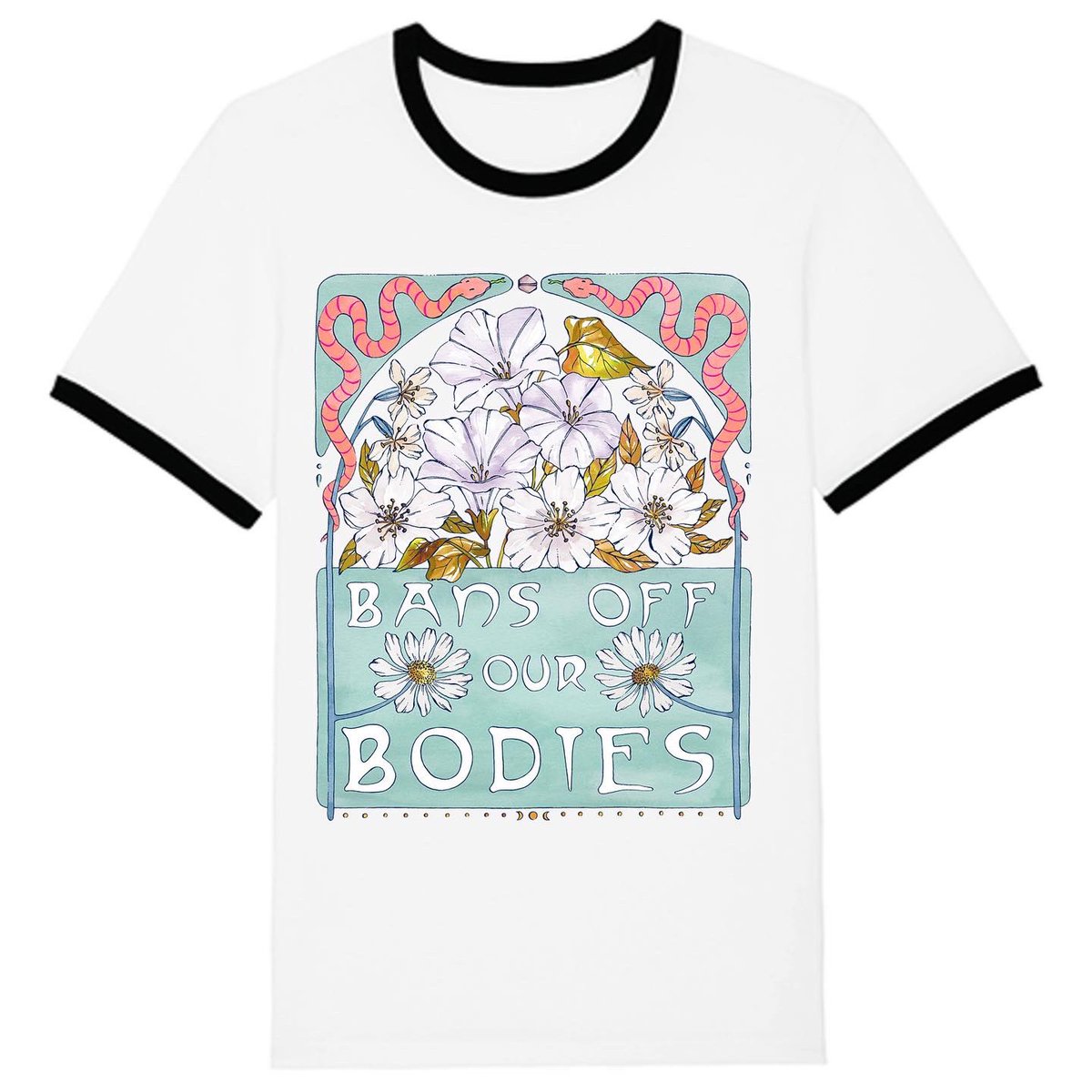 Maayanalperswan's tweet photo. #BansOffOurBodies / excited to partner w/ @weprintsocial in support of #abortionrights / 25% of sales go to @ReproRights / shop the campaign for the next 30 days, support #abortionaccess and have the coolest tees + totes at the next #ReproRights protest  https://t.co/si71D9oNB0 https://t.co/XS5OB76Qr4