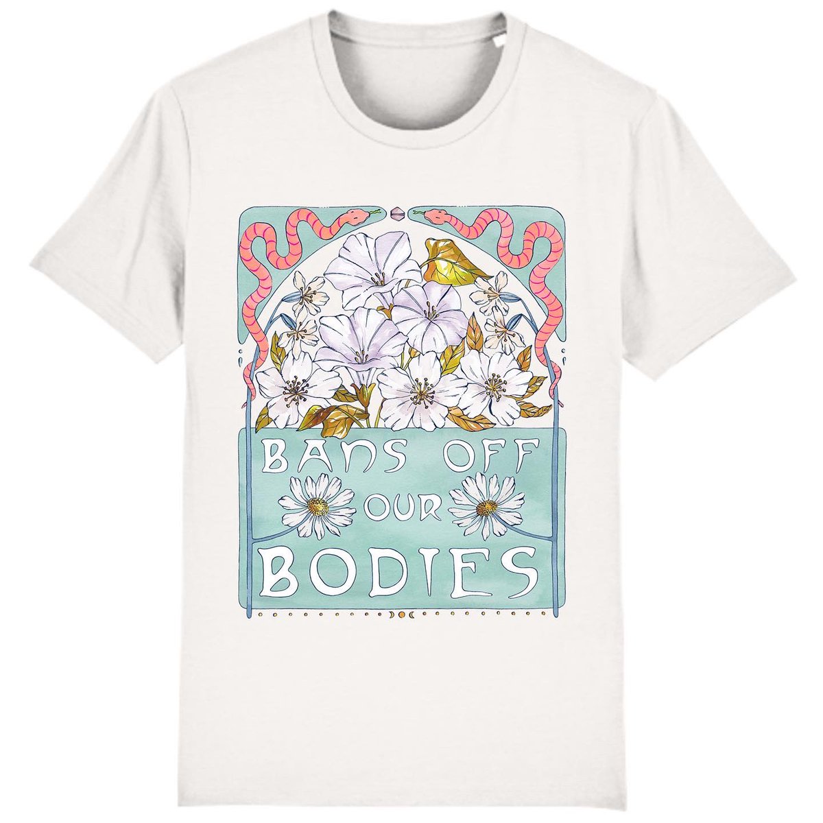 Maayanalperswan's tweet photo. #BansOffOurBodies / excited to partner w/ @weprintsocial in support of #abortionrights / 25% of sales go to @ReproRights / shop the campaign for the next 30 days, support #abortionaccess and have the coolest tees + totes at the next #ReproRights protest  https://t.co/si71D9oNB0 https://t.co/XS5OB76Qr4