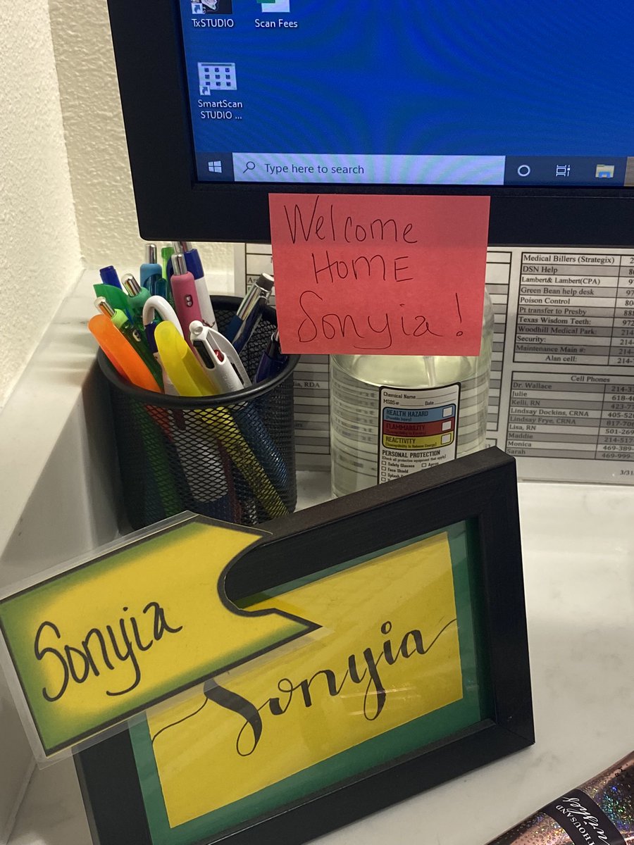sonyiablade's tweet photo. Your girl is back! Already feeling the LOVE! #surgicalassistant #oralsurgery #DOSA #newandimproved #nextlifechapter https://t.co/XkJnk7VE4b