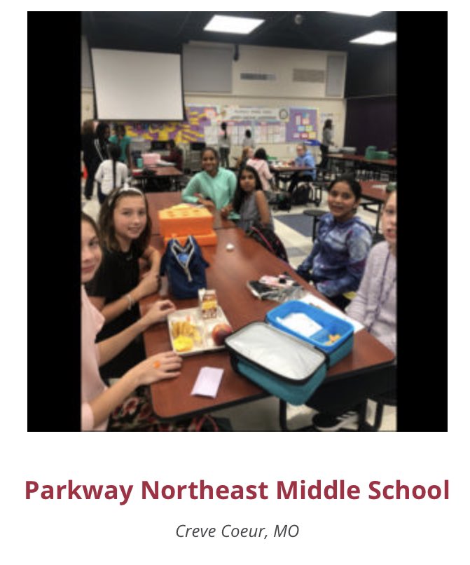 Congratulations! Two <a href="/ParkwaySchools/">Parkway Schools</a> middle schools have been named “National Schools of Character”!  <a href="/newsfromNEMS/">Parkway Northeast Middle</a>    <a href="/CharacterPlus/">CharacterPlus</a>