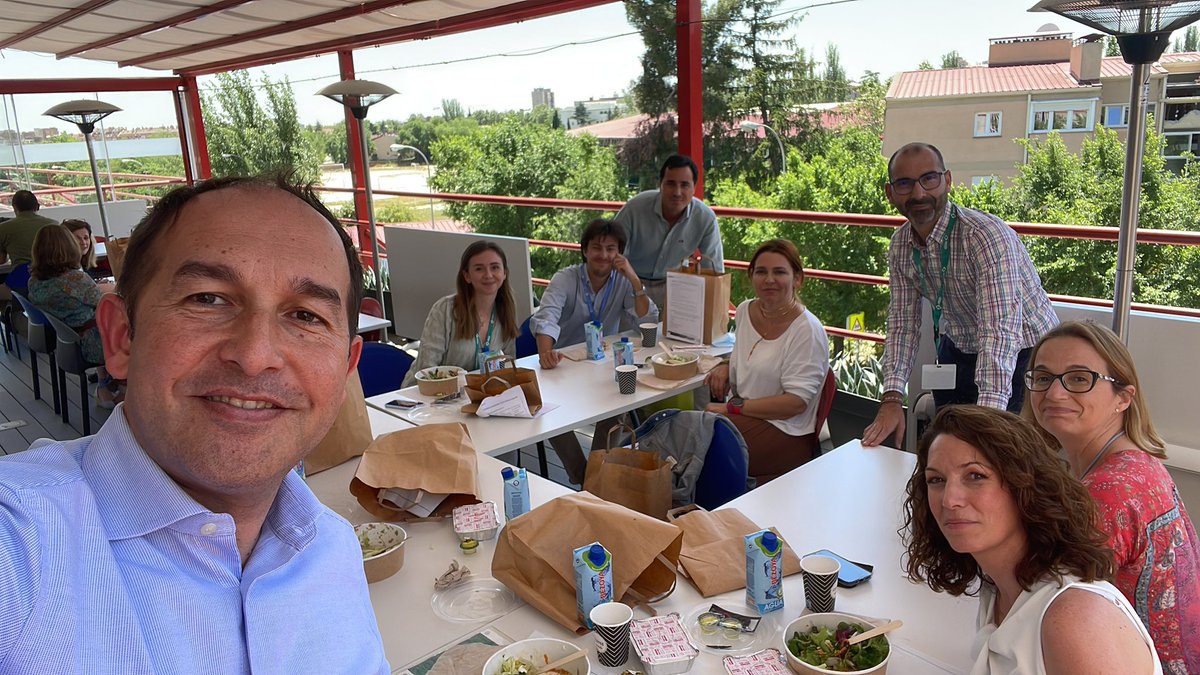 PaoloCortinovis's tweet photo. Great energy reconnecting further in the office…terrace lunch today😃, with the diabetes team, MSD España we keep an hybrid smart model so we can balance wellbeing in a flexible well and better serve patients and customers #wellflex #reconnect #energy #wellbeing #team https://t.co/yK1J6YWZrN
