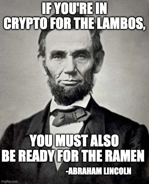 crypto_auth's tweet photo. Quote of the day 🧠👀🤣

#cryptocurrency #NFTCommunity #Bitcoin #Cryptocrash #bearmarket #buythedip https://t.co/mfd9MIIjNM