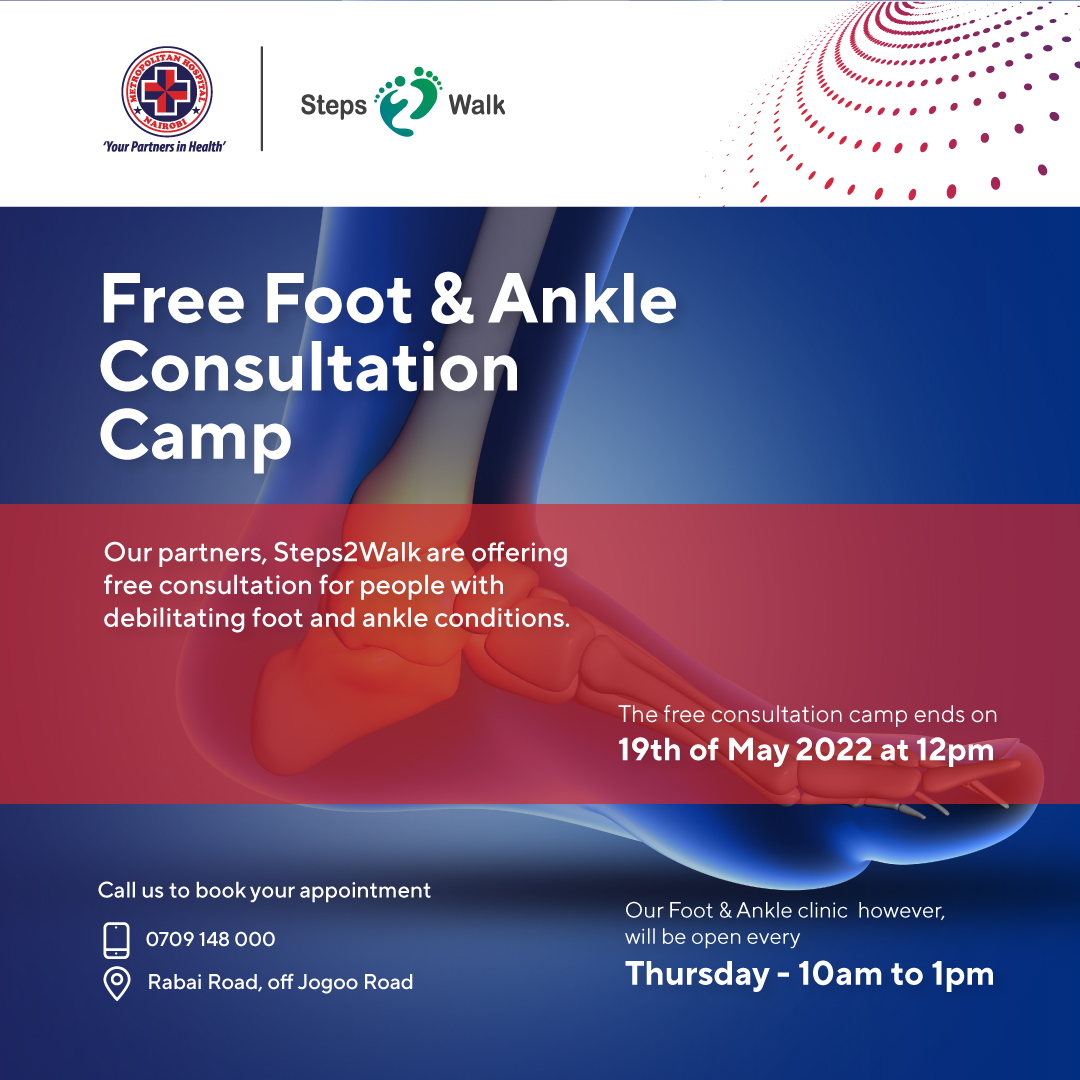 MetroHospital's tweet photo. Day 3 of the @steps2walk training and surgery camp!
The free foot and ankle consultation camp closes tomorrow at 12pm right here at Metropolitan Hospital.
Tell a friend to tell a friend.
Visit us or call us on 0709148000 or 0709148167
#footandankle #MetroCares #Steps2Walk https://t.co/xsMjUN104Q