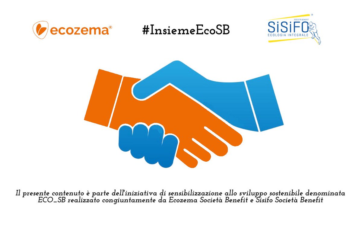 🤝🏻 #InsiemeEcoSB è l'iniziativa di sensibilizzazione allo sviluppo sostenibile avviata da #Ecozema e da <a href="/sisifosrl/">Sisifo - Società Benefit - B Corp</a>.
🌱 Contenuti e attività online e offline volti a promuovere tutte quelle buone pratiche che possono avere un impatto positivo: ecozema.com/insieme-eco_sb/
#welovenature