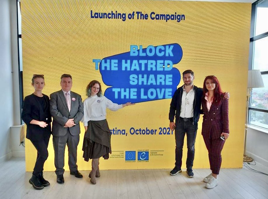 frankpower's tweet photo. Working breakfast this morning to present our @blockthehatred campaign to representatives of @coe Member States. Really interesting discussions with our local campaign ambassadors bringing their personal perspective to this issue. Many thanks for @ItalyinKosovo for co-organising. https://t.co/aQFuP15eJW