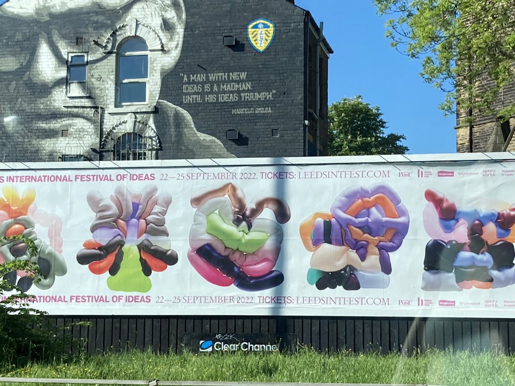 amy77rad's tweet photo. I can only see Leeds Intestine Fest when I look at this poster?!
#LeedsIntFest #internationalfestivalofideas https://t.co/2KN1f02u2p