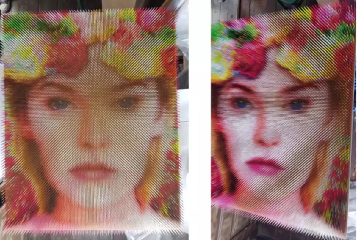 Maxim Wakultschik
Belarusian, b. 1973

Sans Titre, 2018
Wooden sticks, plexiglass
39 2/5 × 31 1/2 × 3 1/2 in
100 × 80 × 9 cm 😍

artsy.net/artwork/maxim-…