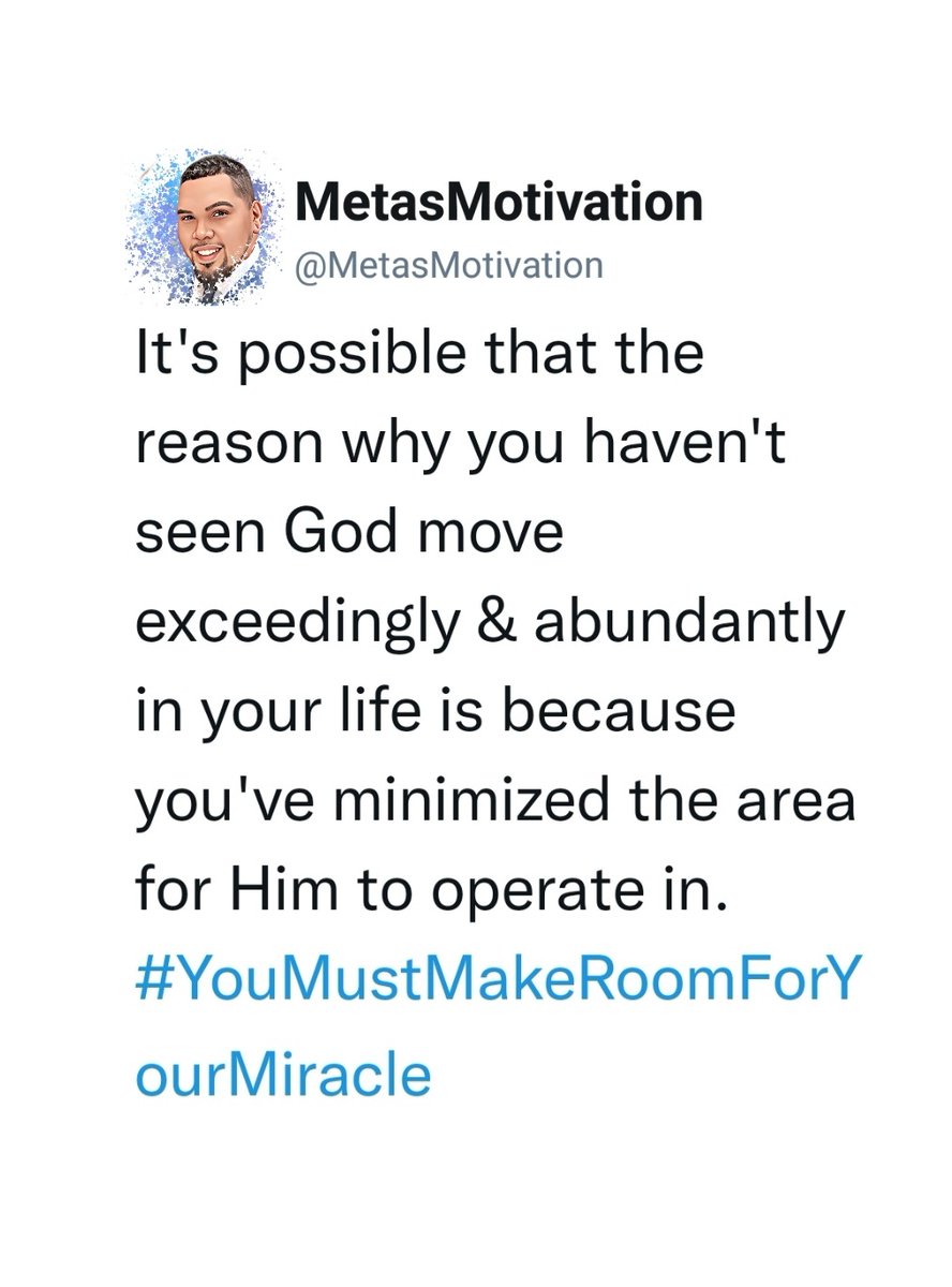MetasMotivation's tweet photo. #Wednesday #God #Inspiration #Spiritual #Motivation #Wisdom #Advice #Perspective #QOTD #MetasMotivation #Miracles #Breakthough #Victory #Success #Blessed #Faith #Encouragement #Mindset #PositiveThinking #Affirmations #RealTalk #ephesians320 #Happiness #Joy https://t.co/udrxHCe6Pb