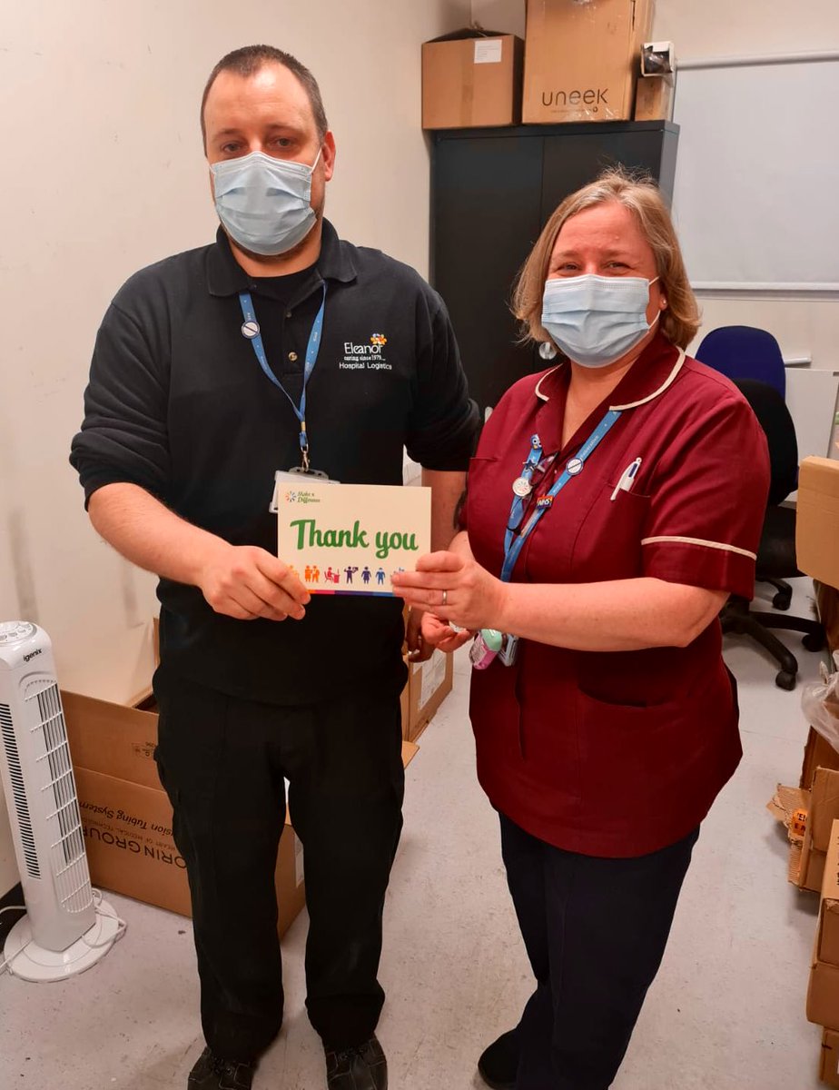 karhod21's tweet photo. It is all about teamwork and so it was with great pleasure that a #makeadifference award was presented to Steve Kane from Eleanor logistics @Imperialpeople who supported #TeamHaem take delivery of new apheresis machines 🙌 @MarcelleTauber @SigsworthJanice @SinjuThomas3 @hal_bee https://t.co/CBnsWCN7NE