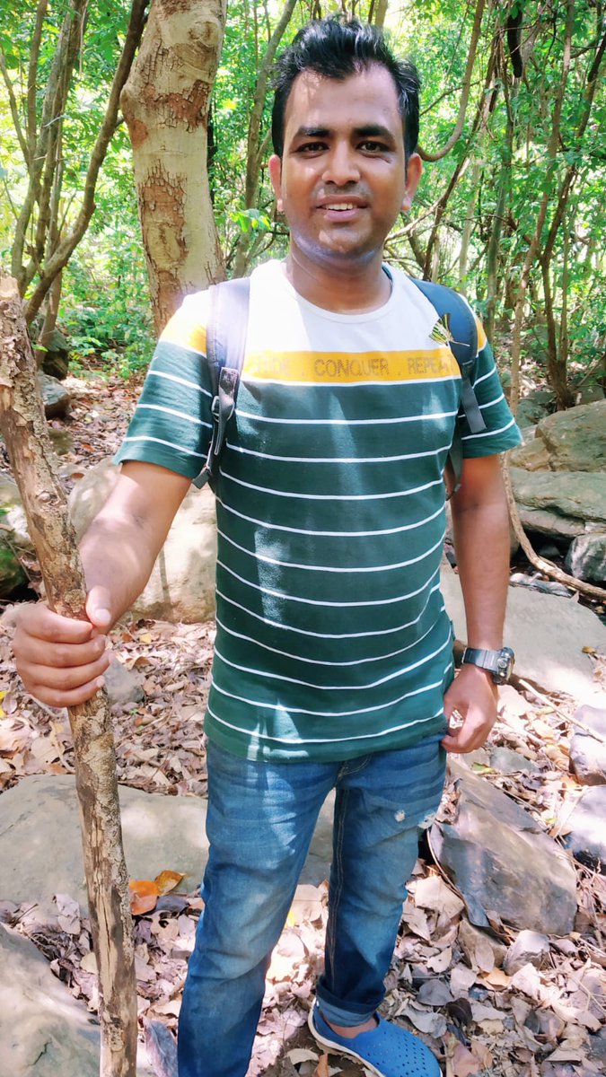 When I trekking in jungle I meet a cute friend🦋.