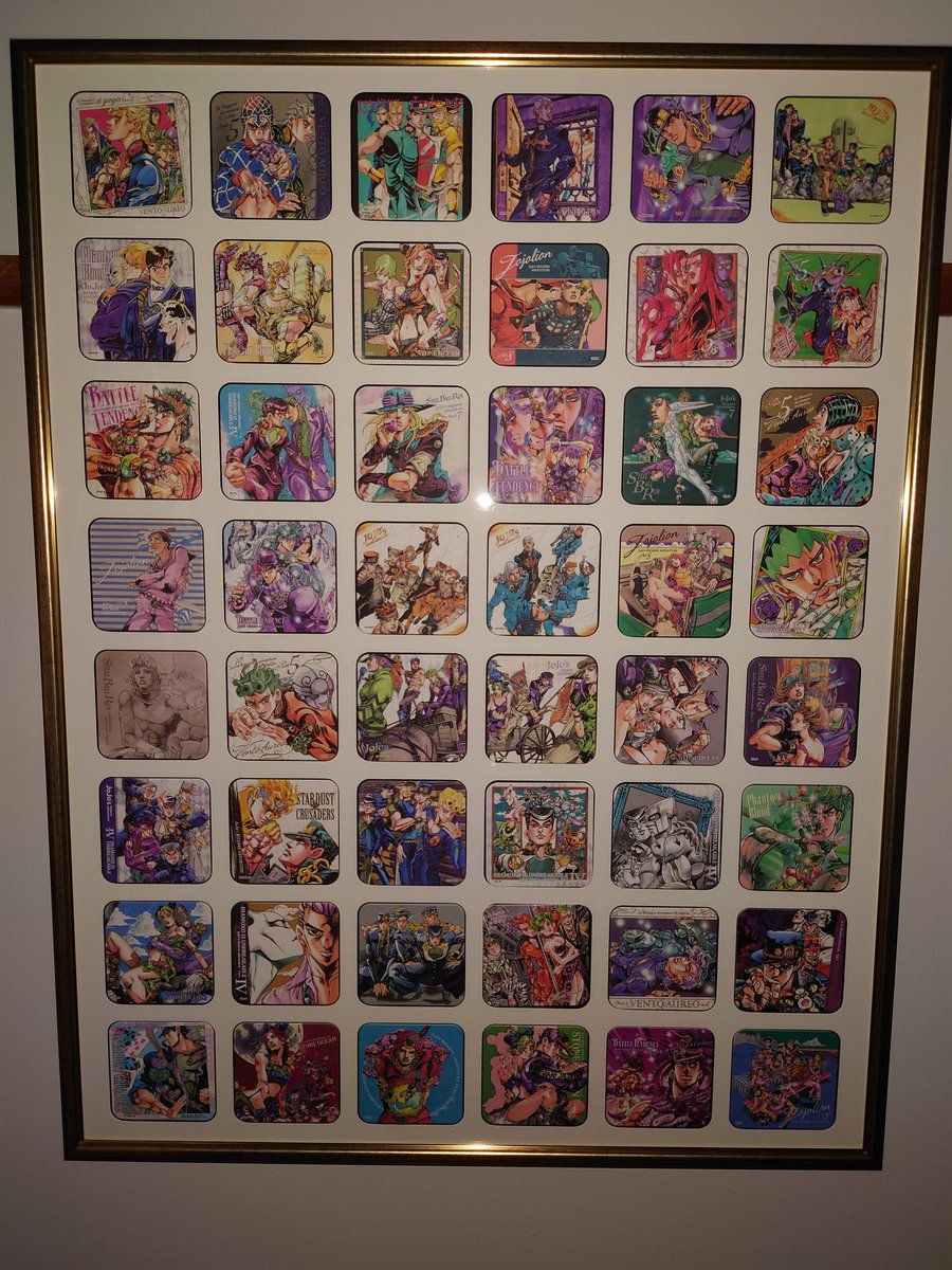 ジョジョ アートコースター 全48種セット 荒木飛呂彦原画展 ジョジョ