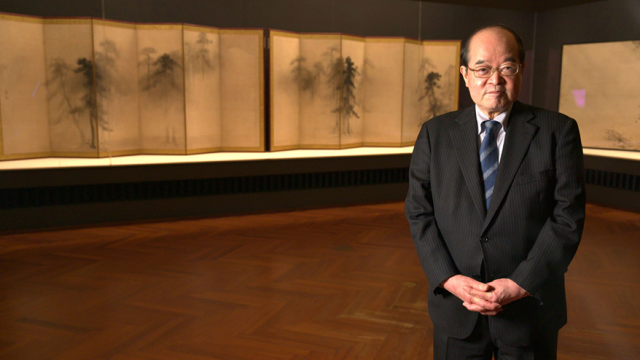 gorgeousgrk2's tweet photo. It’s incredible how #HasegawaTōhaku combines both Yamato-e and Chinese painting styles in his masterpiece work “Pine Trees” @TNM_PR. Check out the latest #BofAMasterpieceMoment to learn more. #AAPIHeritageMonth https://t.co/pV53CBoEt2 https://t.co/tzuYWv6Opk