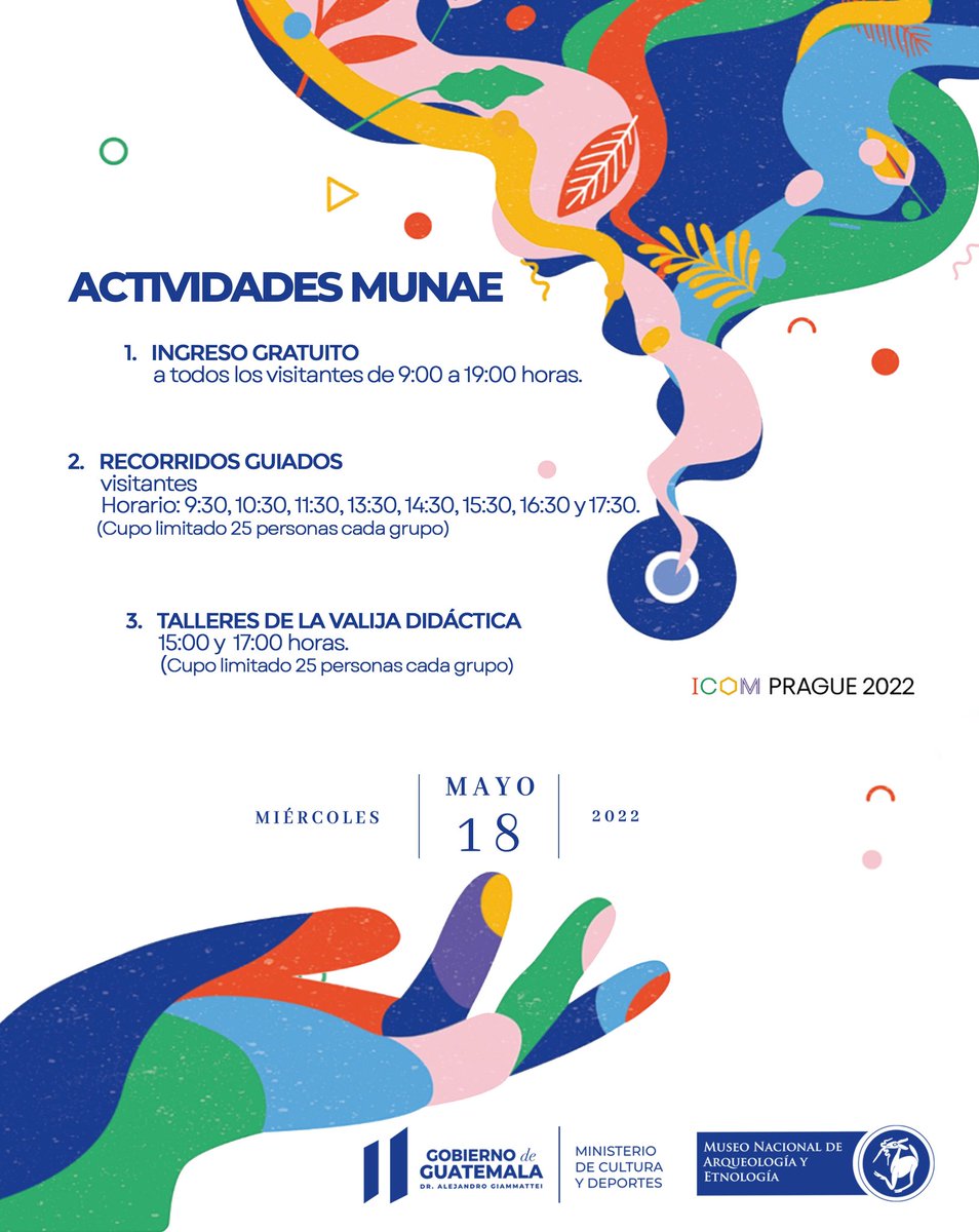 munaegt's tweet photo. Les esperamos de 9 a 19 horas. Entrada gratuita.

#DIM2022 
#MUNAEesPatrimonio https://t.co/h2Ro325mYY