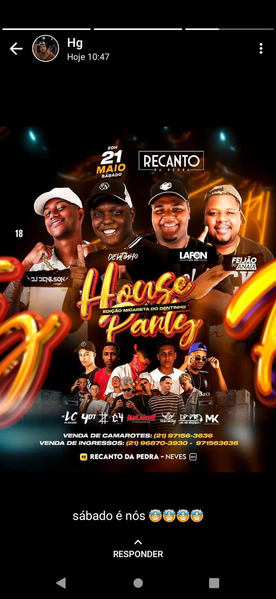 Marcos40582242's tweet photo. Sabadão tem DJ @Jota parando tudo no evento mas falado de são Gonçalo , É A HOUSE PARTY EM PARCERIA C MK PRODUÇÃO HAHAH PEGA NÓS MAIS UM SONHO QUE VAI SER REALIZADO ✌️✌🏾✍️🌊 .. GRAÇAS A DEUS QUE DER TUDO CERTO NESSE GRANDE EVENTO QUE MEU DJ ESTARÁ PRESENTE #houseparty @hiago2hp @ https://t.co/cVL3jbrLYb