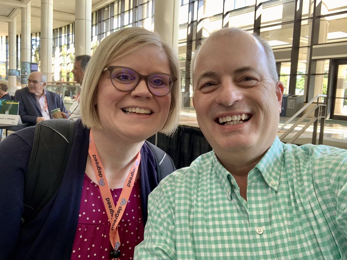 PaulSmithATD's tweet photo. #atd22 Author Booking Signing #ATDReunionSelfie with @ATDCentralIowa chapter President Nicole (Nicci) Schmitt @atd @ATDCentralIowa #SOJT #LearningWhileWorking https://t.co/CaDRKcoEir