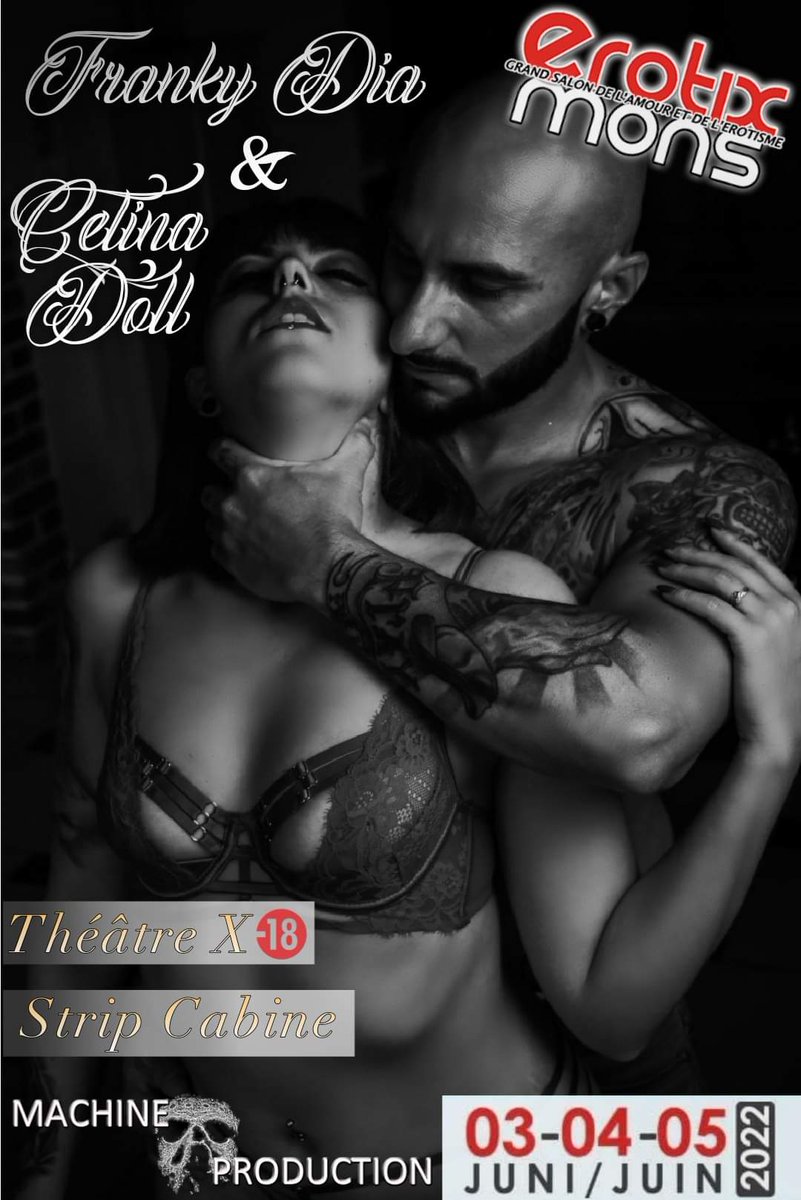 MachineProd2's tweet photo. Hello tout le monde !
Retrouvez nous sur le salon @ErotixWorld les 3 , 4 et 5 juin pour le dernier de la saison.
Venez retrouver Franky Dia, Alya Cash, Célina Doll, Linda Corini, Louane Fit, @Alva rox, Sally Lysignton, et Laurine.D pour des shows privés ! et Théâtres érotiques https://t.co/L2ArpMnKL5