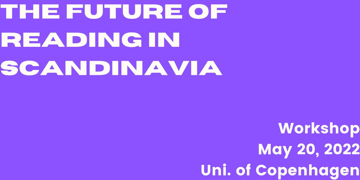Organized this event with @LockdownReading at <a href="/koebenhavns_uni/">Københavns Uni</a> happening this Friday May 20. Follow link for program and more info: engerom.ku.dk/english/calend…