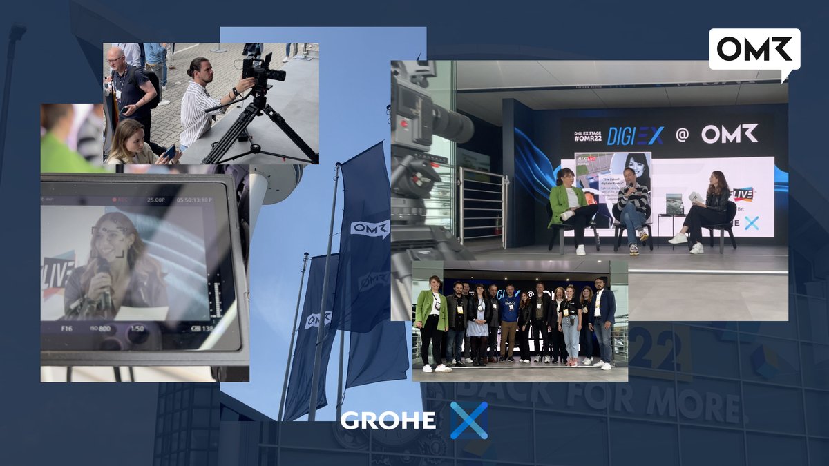 grohe's tweet photo. We are live at the #OMR22 and our GROHE X Motion Trucks are still hosting the DIGI EX Stage. Come and listen to our inspiring talks at Booth B0A2. Find out more: https://t.co/PLSf5DijGw
#GROHEX #HybridExperience #GROHE #OMR22 https://t.co/kR2kUXhLnY
