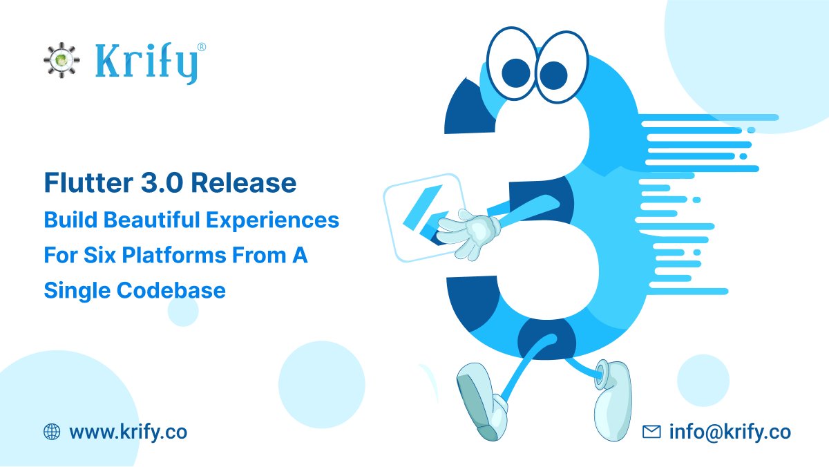 krifysoftware's tweet image. Create amazing experiences for six platforms using a single codebase with Flutter 3. It also includes stable support for macOS and Linux apps, which are the add on's of the previous release.
#Flutter #Flutter3.0 #FlutterAppDevelopment #macOS #Linux #Krify
