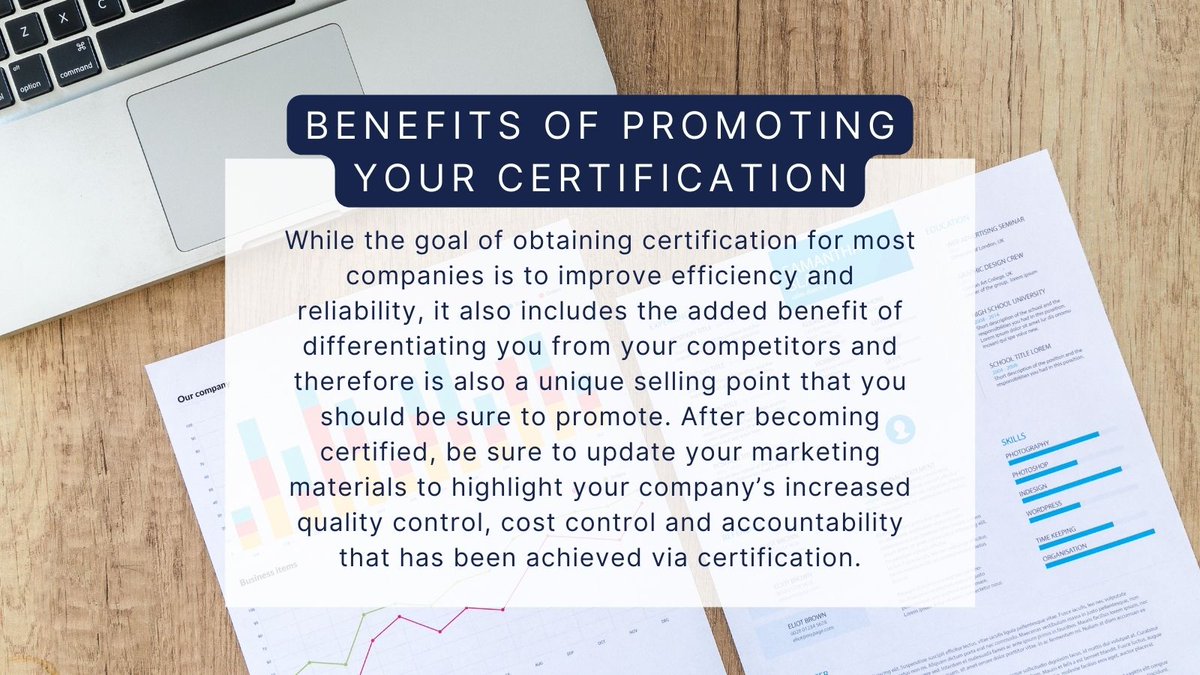 Are you marketing your certification? Certification is an important differentiator. Make sure your customers and leads know by updating your marketing materials today! 
orioncan.com/en/publicizing…