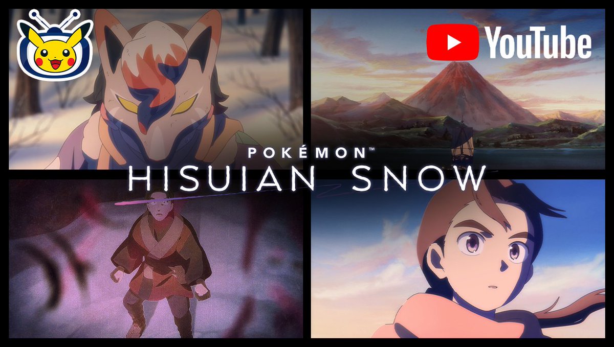 In Hisui, many grow up believing people and Pokémon can’t live together. But when Alec meets a Hisuian Zorua, he may need to rethink how he views Pokémon! Discover how this duo learns from each other in the series debut of #PokemonHisuianSnow! 🏔️ pkmn.news/HisuianSnowEp1