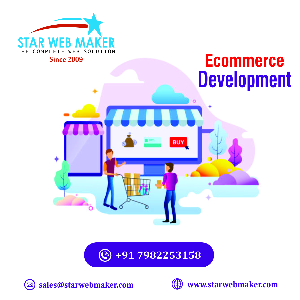 StarWebMaker2's tweet image. Looking for a top #eCommerce_development_company to help your business? At #StarWebMaker, We are a top-rated eCommerce development company in #India helping eCommerce businesses to set up an attractive eCommerce platform and reach more potential customers &amp;amp; generate more revenues