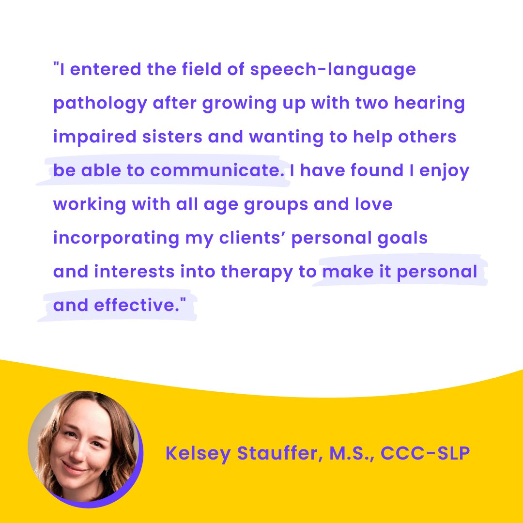 Speech-language pathologists are qualified experts that work to prevent, evaluate, diagnose, and treat issues related to speech, language, social communication, cognitive communication, voice, and feeding and swallowing. Find an SLP to thank today, or for the rest of May! 💝