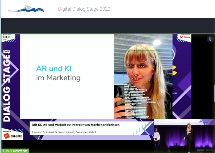 "Durch Abtauchen in immersive AR-Welten entsteht emotionale #Markenbindung": Lena Gabold&amp;Hanna Schubert, <a href="/sensape/">Sensape</a> auf der #Dialogstage der #OMR22, wie man mit #AR "most shareable moments" schafft. 
Auf der #DigitalDialogStage ansehen, Präsi holen: onetoone.de/omr #OMR2022