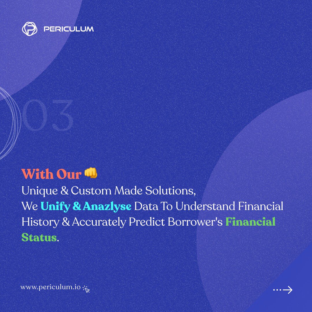 We are on a mission to unlock credit for the developing world to accelerate economic empowerment.

These few slides will help you get to know us a little better.

#Periculum