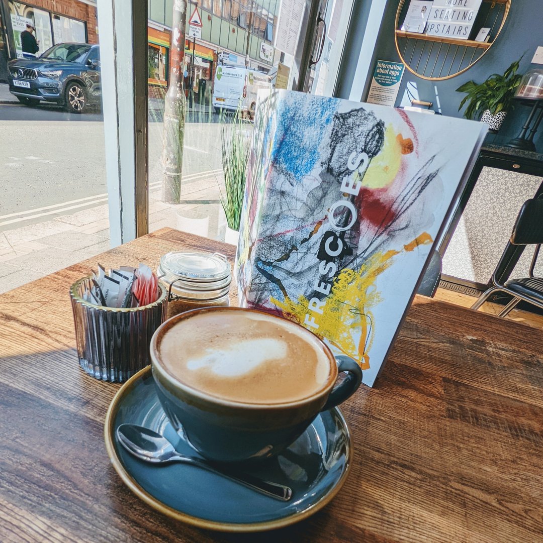 Frescoes // We're officially half was through the weekend and what better way to celebrate than a coffee at one of our favourite spots! 

Hope you are all having a fantastic week! #bedford #bedfordbusiness #independentcoffeeshop