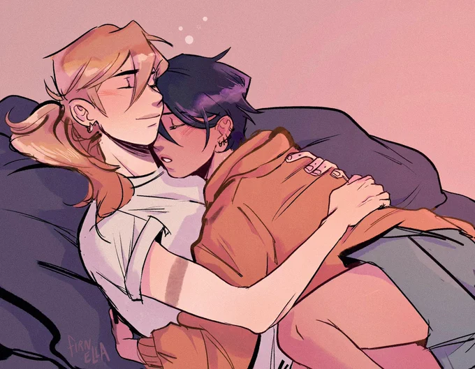 Let's just lay here a little while 