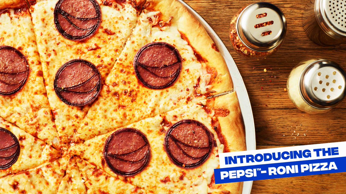 PIZZA LOVERS REJOICE!🍕🙌

Introducing...the PEPSI-RONI PIZZA - the world's first Pepsi-infused pepperoni!🤯

Our perfect pizza beverage has joined forces with America's favorite pizza topping - a sweet & spicy collab no one saw coming…

#PepsironiPizza #BetterWithPepsi