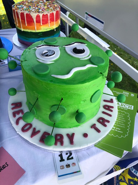 This entry was a fantastic effort in the @SDHResearch baking competition! 

A #RecoveryTrial cake by the study team at @SalisburyNHS #ICTD22 #BePartofResearch @Oxford_NDPH @NIHRResearch @UniofOxford
