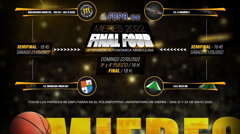 💠 COMPETICIONES // FINAL A4 SEGUNDA AUTONÓMICA MASCULINA //

CON LA ORGANIZACIÓN DE <a href="/BVM2012/">Baloncesto Villa de Mieres 2012</a> Y LA PARTICIPACIÓN DE:

🔸 <a href="/BVM2012/">Baloncesto Villa de Mieres 2012</a>
🔸 <a href="/cbarganosa/">C.B. La Argañosa</a> "B"
🔸 <a href="/AAInmaculada/">AA Inmaculada</a>
🔸 <a href="/AVILESUR/">C.D.B. AVILÉS SUR</a>

¡MUCHA SUERTE A TODOS Y A POR UN GRAN FINDE DE BALONCESTO!