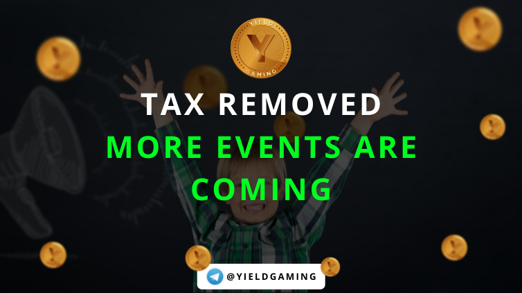 GamingYield's tweet photo. CONSIDERING THE MARKET CONDITION.

1. We have removed the TAX from both buying and selling, now yield can be bought from as low as 0.1% slippage.

2. More events are getting scheduled in coming days, good time to buy and hold before we take-off.😊

Regards 
Team Yield
#ToTheMoon https://t.co/B59nRcpB6p