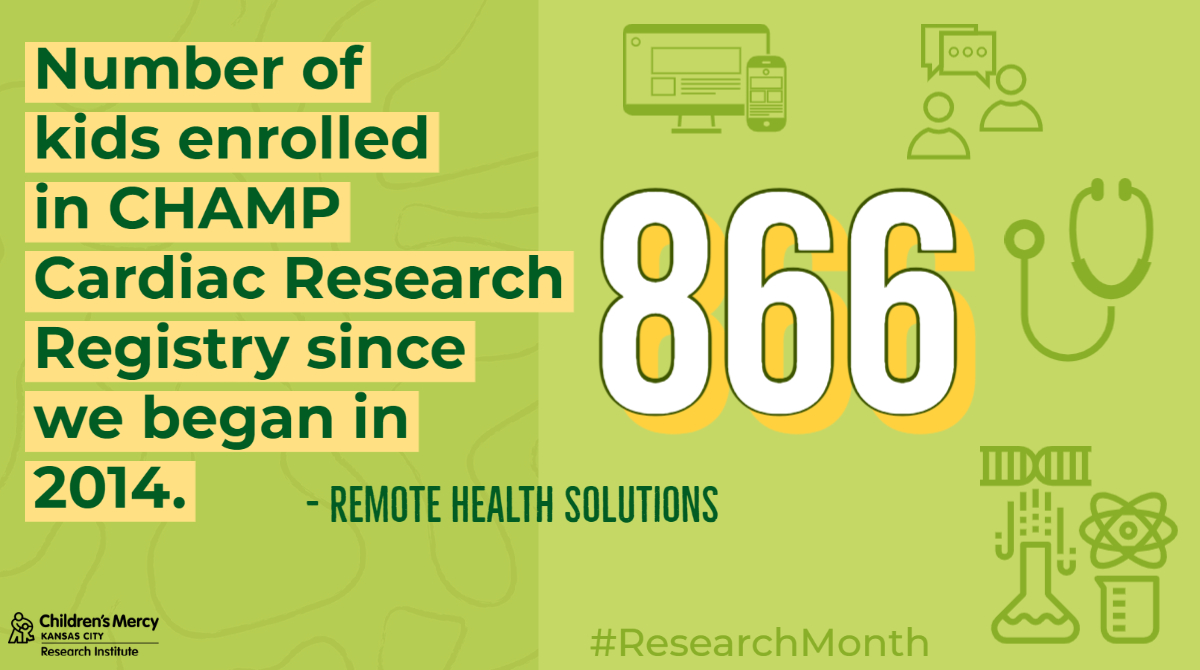 For the Remote Health Solutions team, the number 866 is very significant, as they explain. #ResearchMonth Learn more about the Cardiac High Acuity Monitoring Program (CHAMP) here: childrensmercy.org/departments-an…