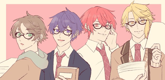 メガネ男子のtwitterイラスト検索結果 古い順