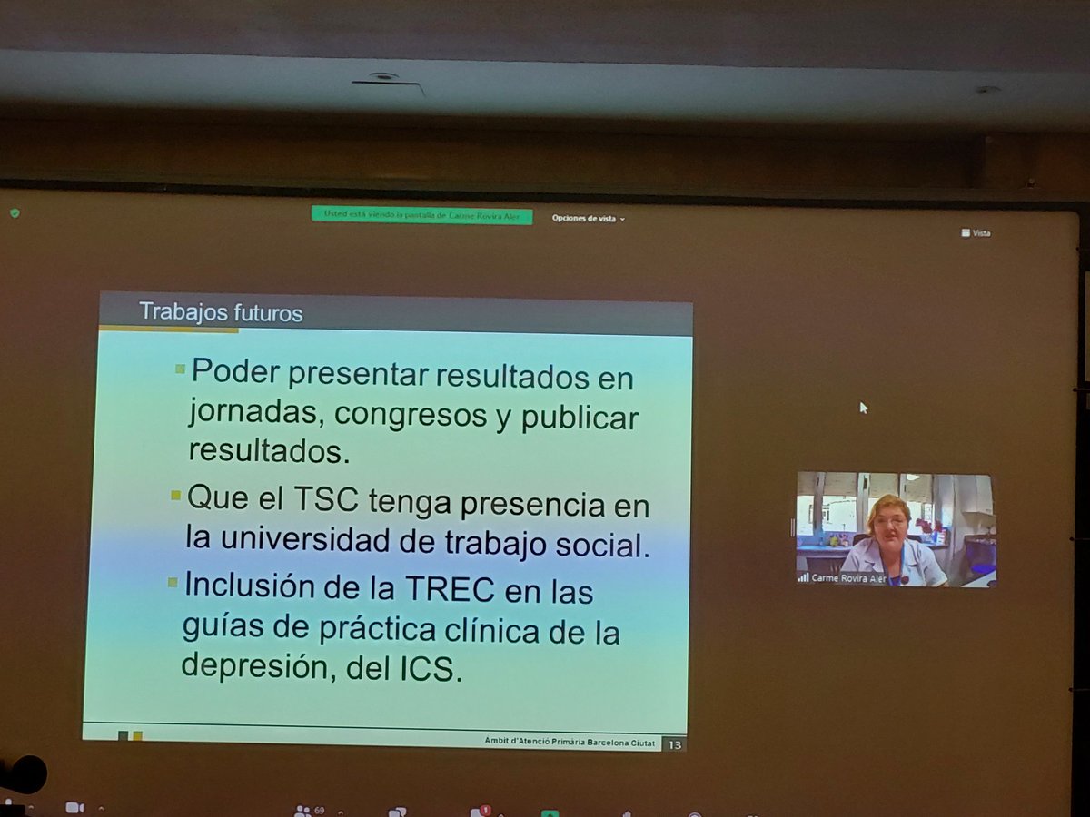 Gran presentación de la  investigación de  <a href="/carmeroviraial1/">carme rovira</a> @apicsbcn #trabajosocialclínico en las I Jornadas de Innovación en Atención Primaria de la Comunidad de Madrid.
