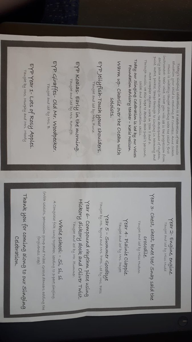 A few of us attended the <a href="/CountessSchool/">Countess Anne School - A Church of England Academy</a> Singing Celebration today. An incredible event in which all the children performed and demonstrated the progression of musical skills and learning from EYFS to Year 6. A round of applause for the teachers who led the event.👏#SingingSchool