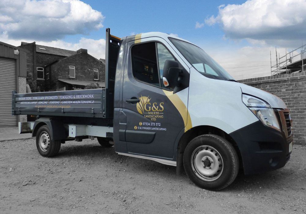 Fresh New Livery for G&amp;S Walker Landscaping! Contact SNW on 0161-776 0527 or enquiries@signsnw.co.uk for all your vehicle graphics. #signsnorthwest #northwestsigns #vehiclegraphics #vehiclewrapping #gandswalkerlandscaping #fleetgraphics #fleetlivery #vinylgraphics