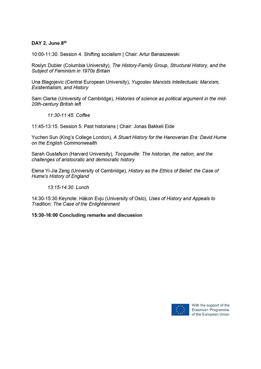 Tom Ashby (@tomaashby) on Twitter photo I'm delighted to be able to share the programme for "Uses of History", the 3rd EUI Graduate Conference in Intellectual History on behalf of <a href="/inthisEUI/">EUI Intellectual History (IHWG)</a>. This hybrid event will take place 7-8 June 2022 <a href="/EUI_History/">History at EUI</a>. Email to register for the online link: ihwg.eui@protonmail.ch I'm delighted to be able to share the programme for "Uses of History", the 3rd EUI Graduate Conference in Intellectual History on behalf of <a href="/inthisEUI/">EUI Intellectual History (IHWG)</a>. This hybrid event will take place 7-8 June 2022 <a href="/EUI_History/">History at EUI</a>. Email to register for the online link: ihwg.eui@protonmail.ch
