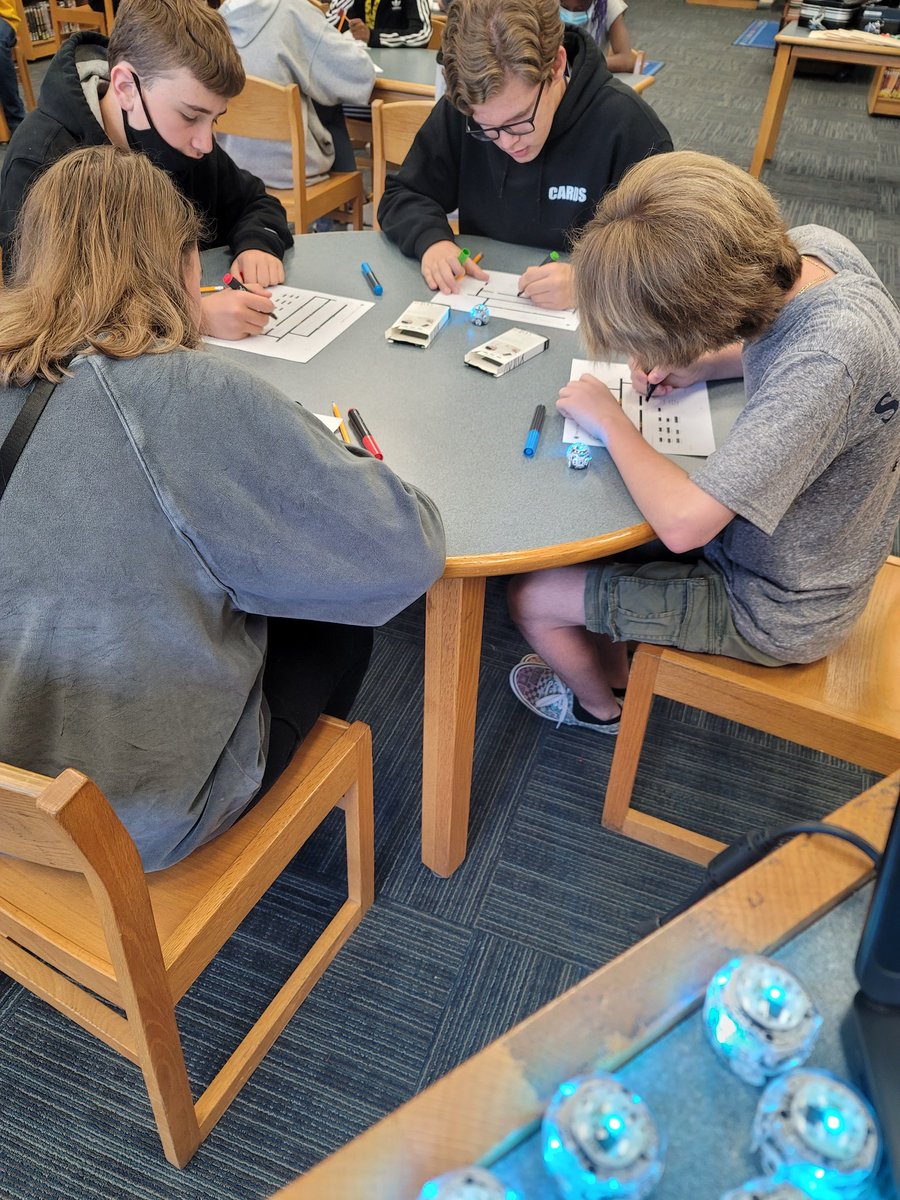 Engaging EOG Math review <a href="/IHEARTNWP/">Northwoods Park</a> in Mrs. Caruso's 8th grade with <a href="/Ozobot/">Ozobot</a>. #onslowdlt