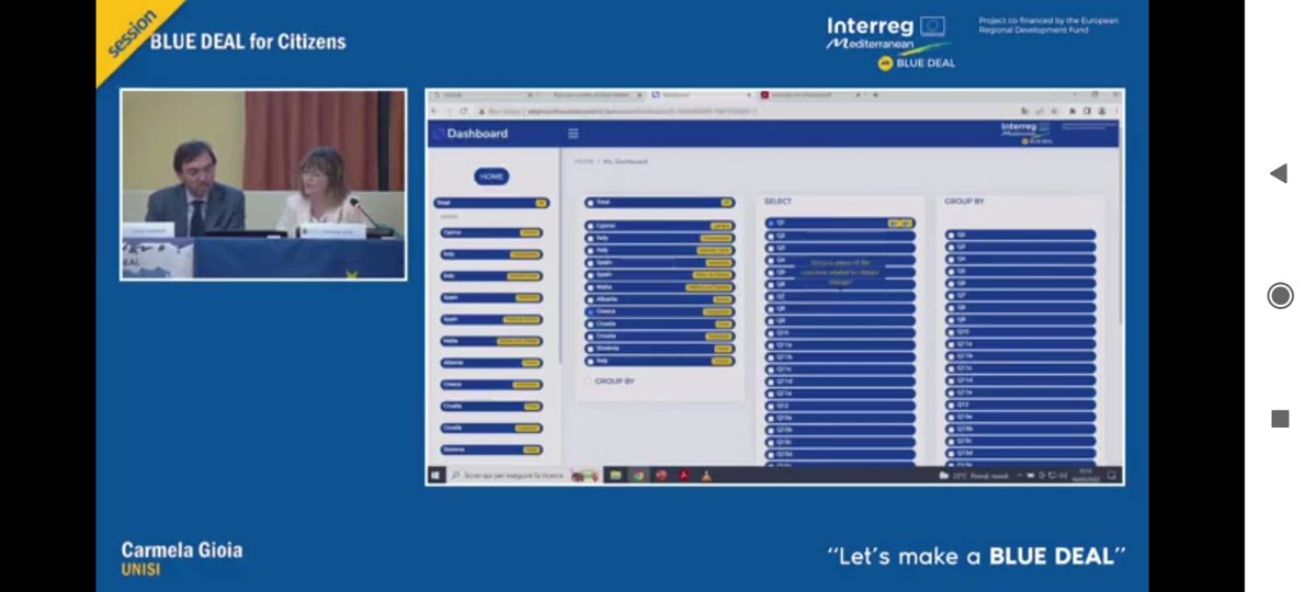 bluedeal_med's tweet photo. #BDFinalConference

🗣️ @giocarme @EGSiena presents the website that has been created to showcase the results of the survey done to discover citizens' opinion

"the future is blue. Together we can work in a peaceful way"

#bluegrowthcommunity https://t.co/mfIChXVyba