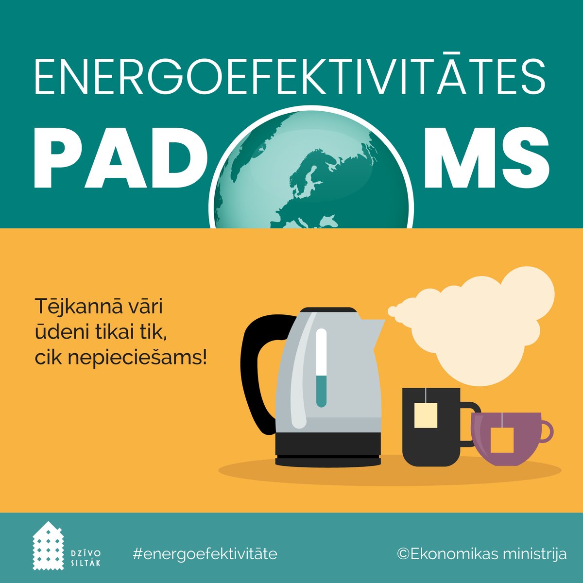 EM_gov_lv's tweet photo. Svētdienas rīts, smaržīga kafija un pankūkas… Tikai pavisam neliels padoms – tējkannā vāri ūdeni tikai tik, cik būs nepieciešams – tā ātrāk uzvārīsies un mazāk tērēsi elektroenerģiju.
#energovienoti #energoefektivitāte @siltinam https://t.co/5PzEDZtKkE