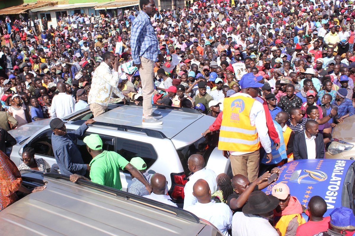 Watu wa Muthaara, Meru County. Mama Martha Karua is so happy. That was so good of you.
Indeed, <a href="/RailaOdinga/">The Raila Odinga Amolo Foundation</a> is the 5th.