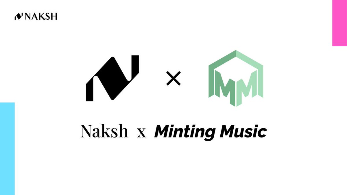 🥳Naksh + Minting Music = #NFTGiveaway !

🔶️May 18th - May 21st

🔶️Follow <a href="/NakshMarket/">Naksh</a> and <a href="/mintingmusic1/">Minting Music</a>

🔶️Retweet

🔶️Follow/like

🔶️Comment your #NEAR wallet

🏆Reward : 1 #music #NFT + Naksh #NFT