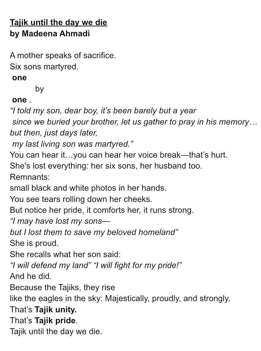 TajikUnity's tweet image. #TajikUntilTheDayWeDie 💚