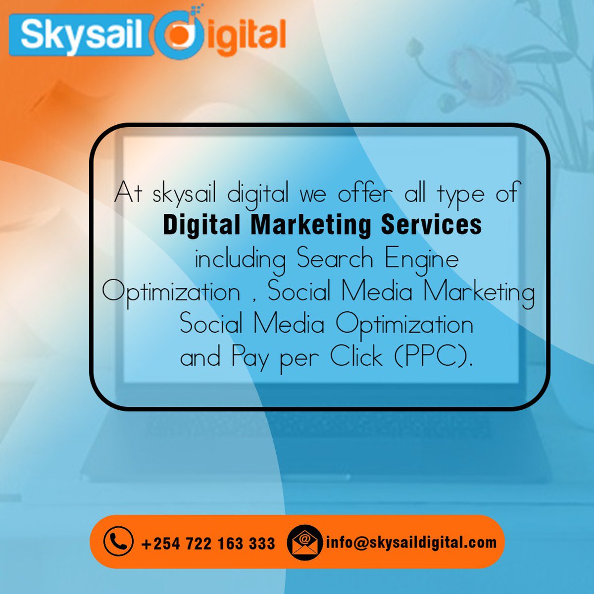 SkysailD's tweet photo. Here at Skysail Digital we do all type of digital marketing services.

Trust the experts to grow your business online!

🌐 https://t.co/5QscE8Lnym

#socialmediastrategy #digitalmarketing #digital #socialmediamanagement #online #growyourbusinessonline https://t.co/zU4SLuy4uK